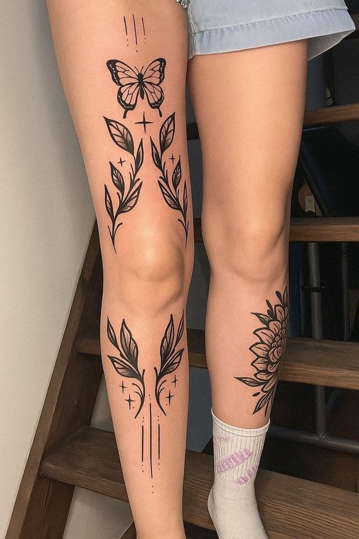 Tatouage ligne continue